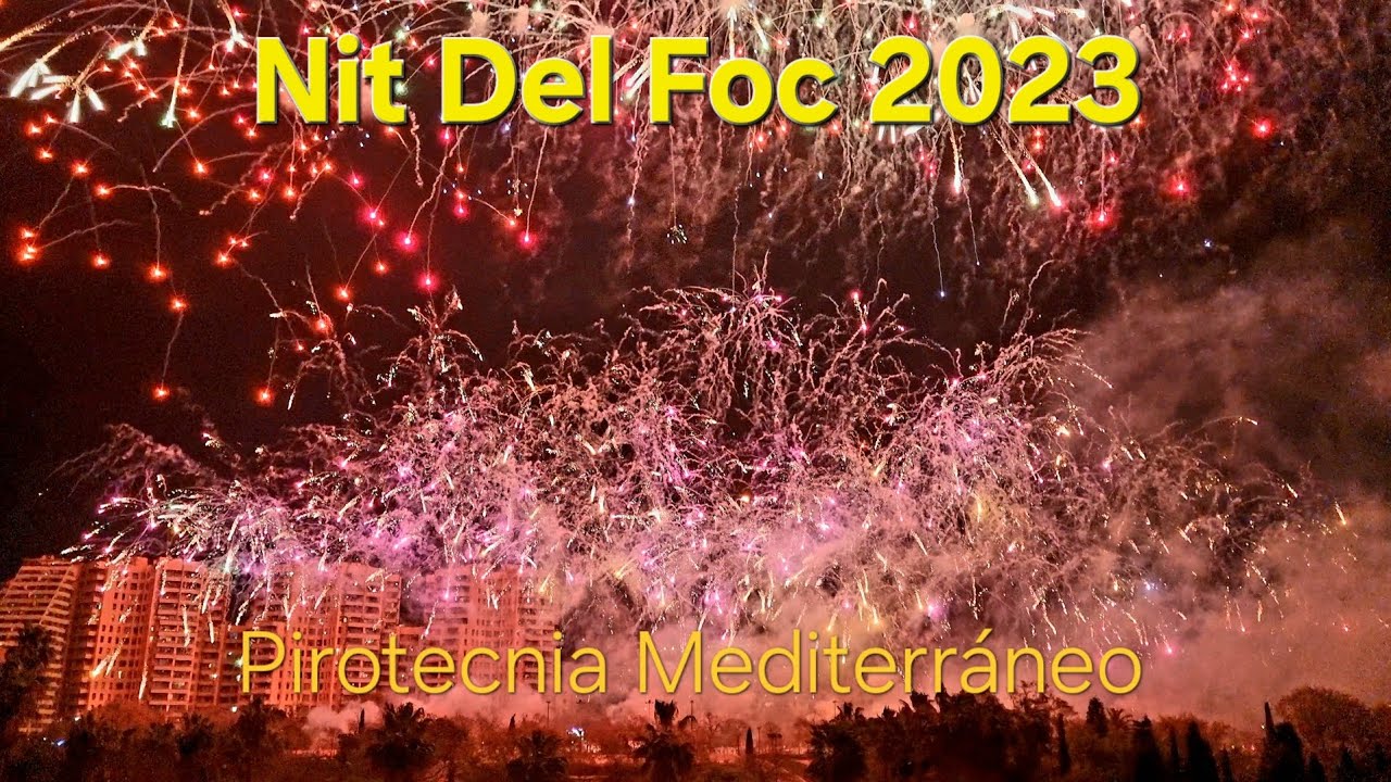 Nit Del Foc Las Fallas 2023 by Pirotecnia Mediterráneo! 💥 Video from Palau de les Arts.