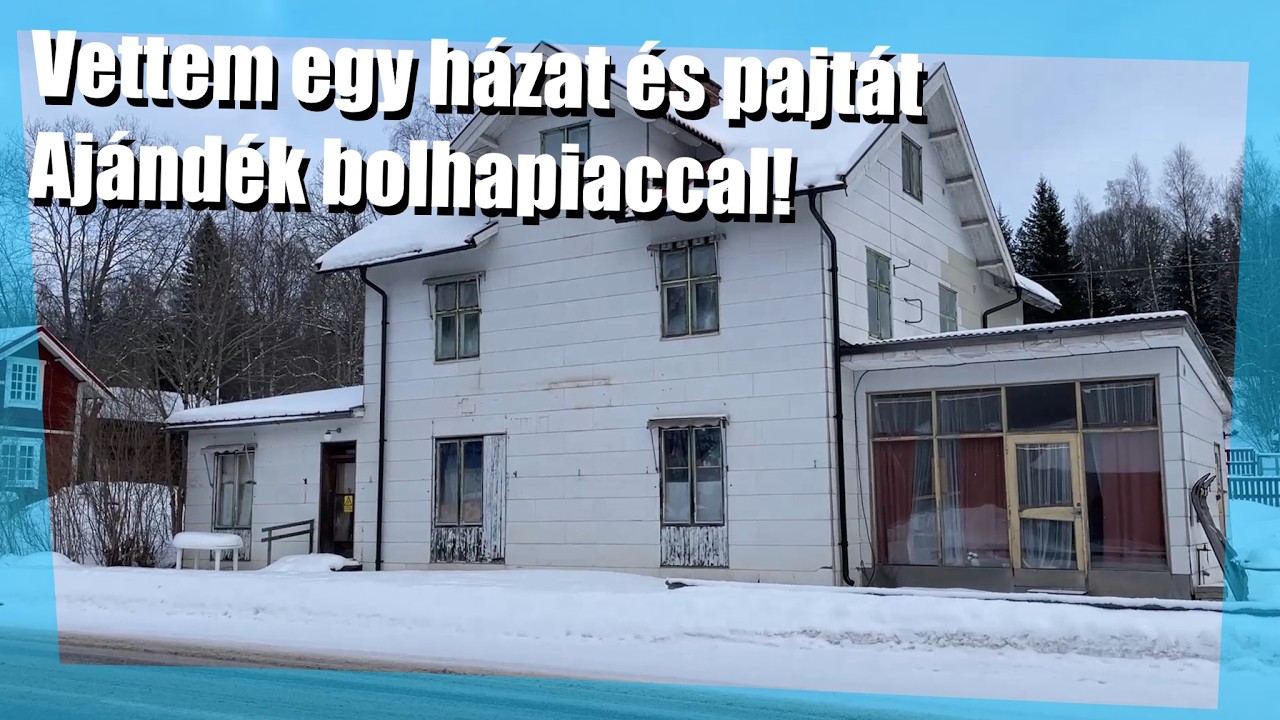 Ház és pajta ajándék bolhapiaccal! - Nem fogok unatkozni....