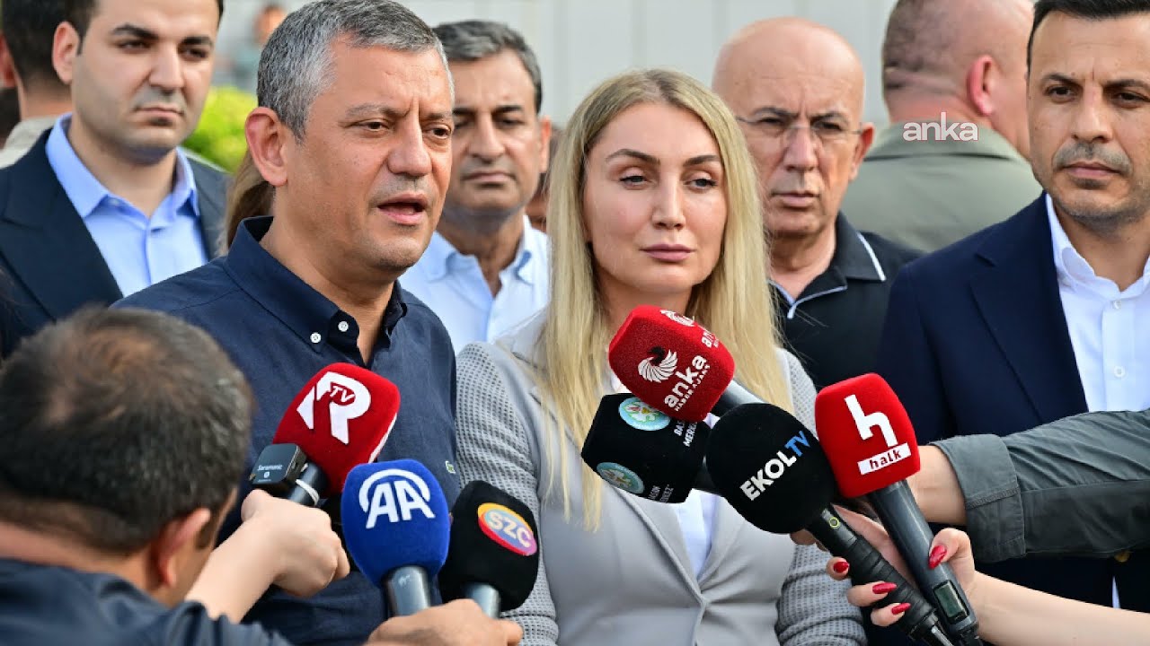 Özgür Özel ve Dilek İmamoğlu, Ferdi Zeyrek’in tedavi gördüğü hastane önünde açıklama yaptı