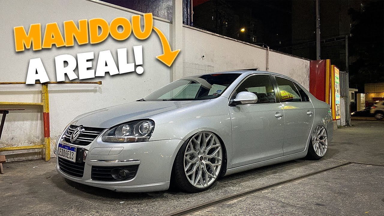 JETTA 2.5 RODAS 19 SUSPENSÃO A AR E UM RONCO ÚNICO PEGA A RECEITA