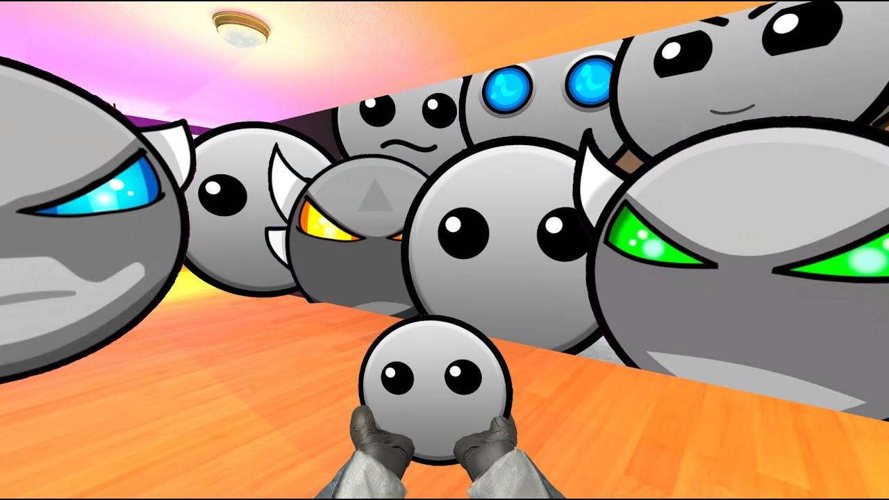 Спасаем WhiteFace от Geometry Dash Emoji «ТЕНИ ИЗ МОГИЛЫ» и Lobotomy Dash Nextbot Gmod