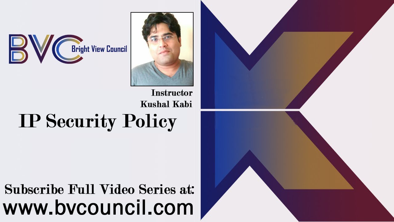28-IP Security Policy (networking in bengali)