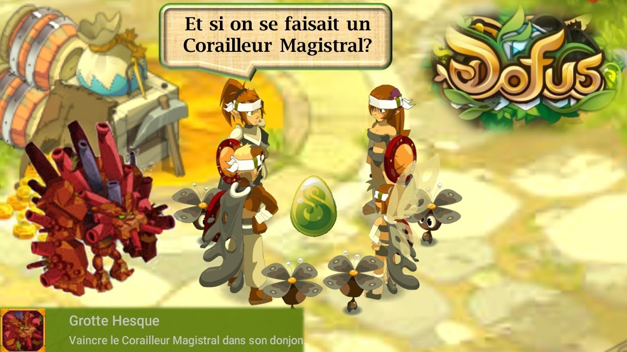 [Dofus] Donjon Corailleur Magistral succès [Blitz] [Hardi] Cra, Panda, Eni, Sadi Team lvl 80
