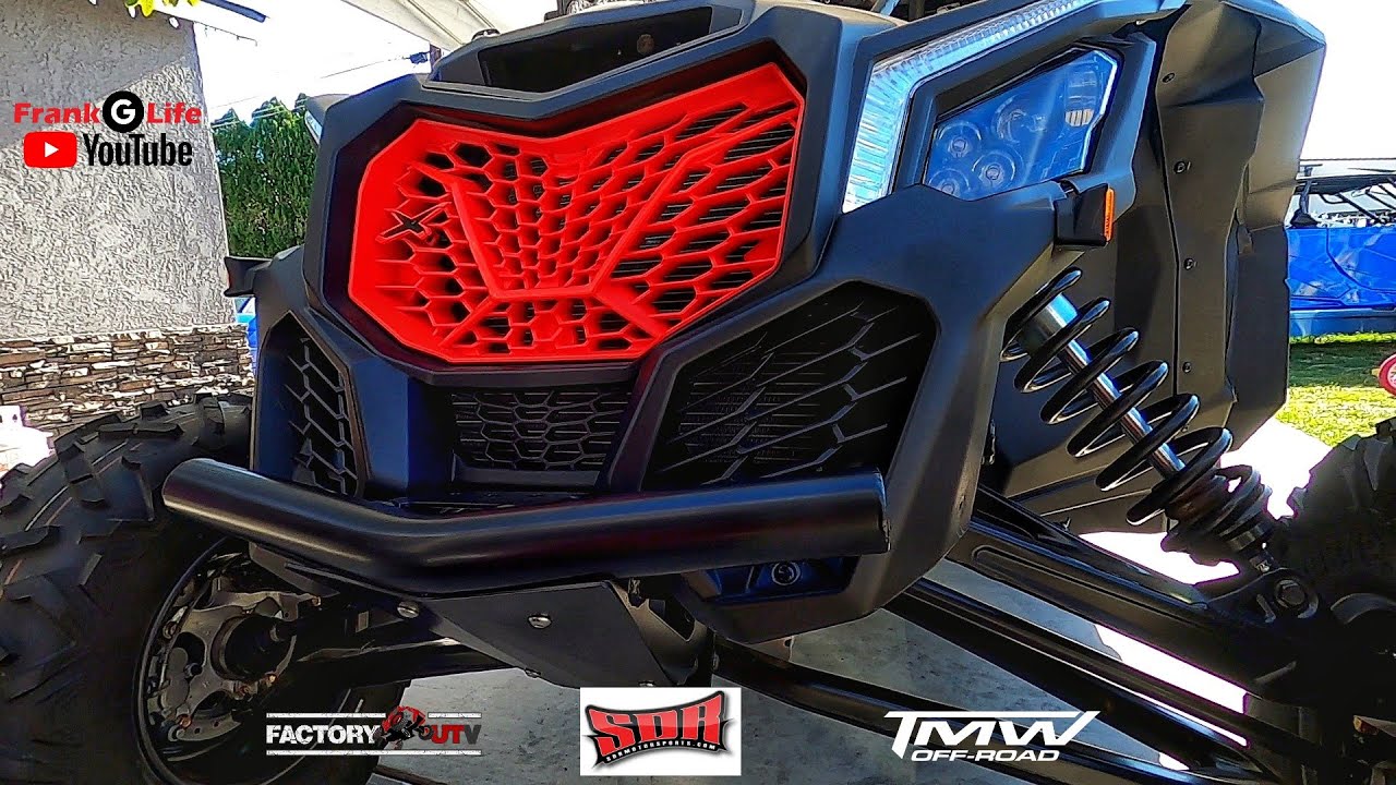 X3 Front bumper comparison and installation....SDR TMW FACTORYUTV EP-149