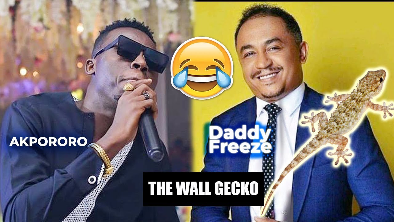 IF AM A MAN OF GOD I WILL TURN DADDY FREEZE TO A WALL GECKO - AKPORORO