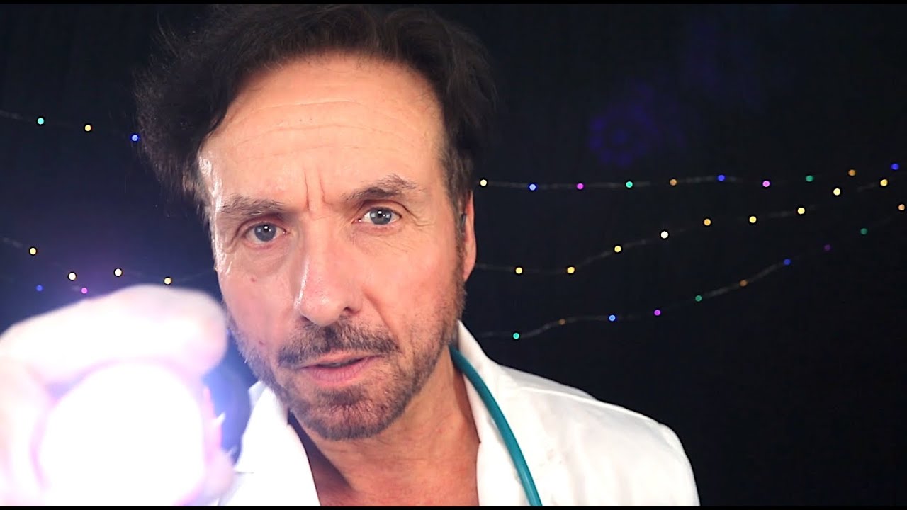 Asmr Cranial Nerve Exam (Soft Spoken) But It's A Dark And Stormy Night