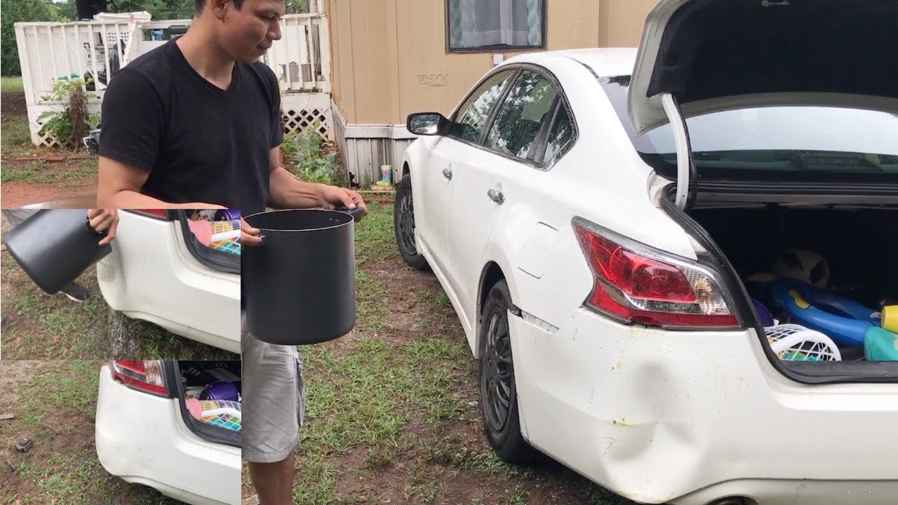 como sacar un golpe con agua caliente facil y rapido