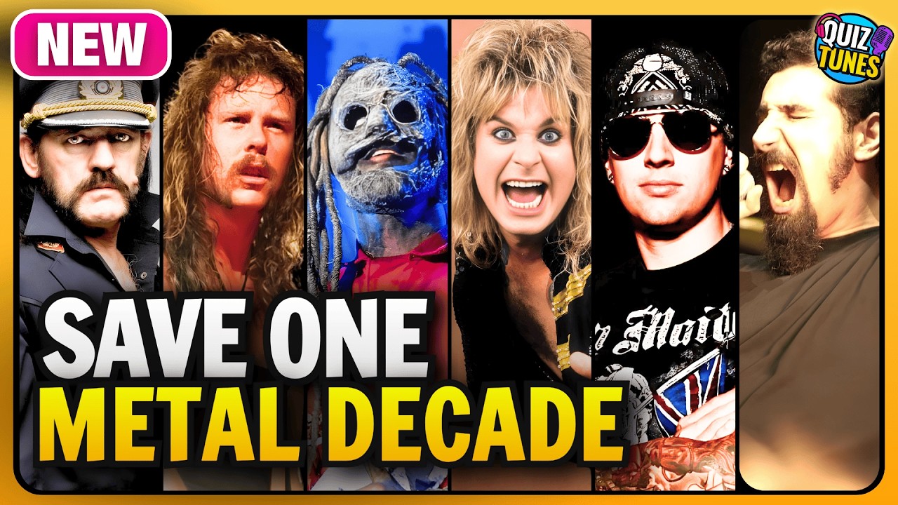 Save One METAL song: 80s vs 90s vs 00s vs 2010s 🤘🎸 | Rock Music Quiz