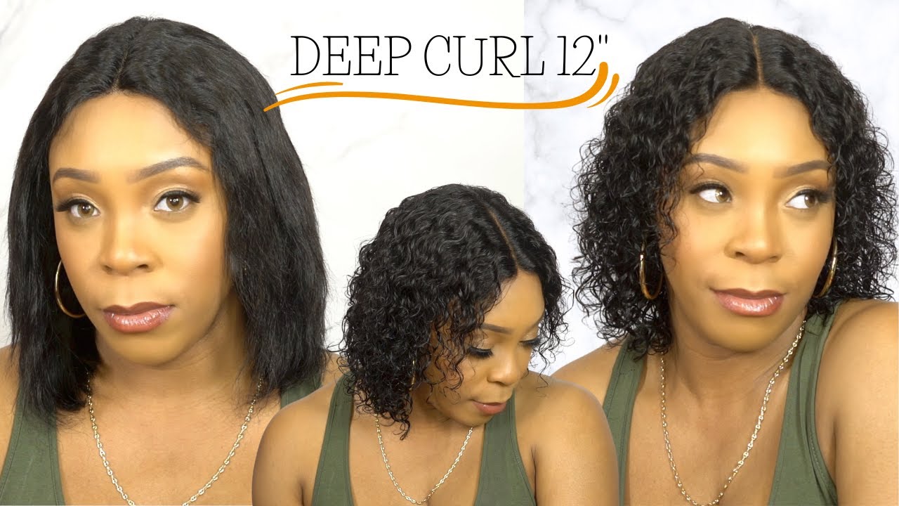 Mayde Beauty IT Girl 100% Human Hair Wet & Wavy HD Lace Front Wig - WW DEEP CURL12 --/WIGTYPES.COM