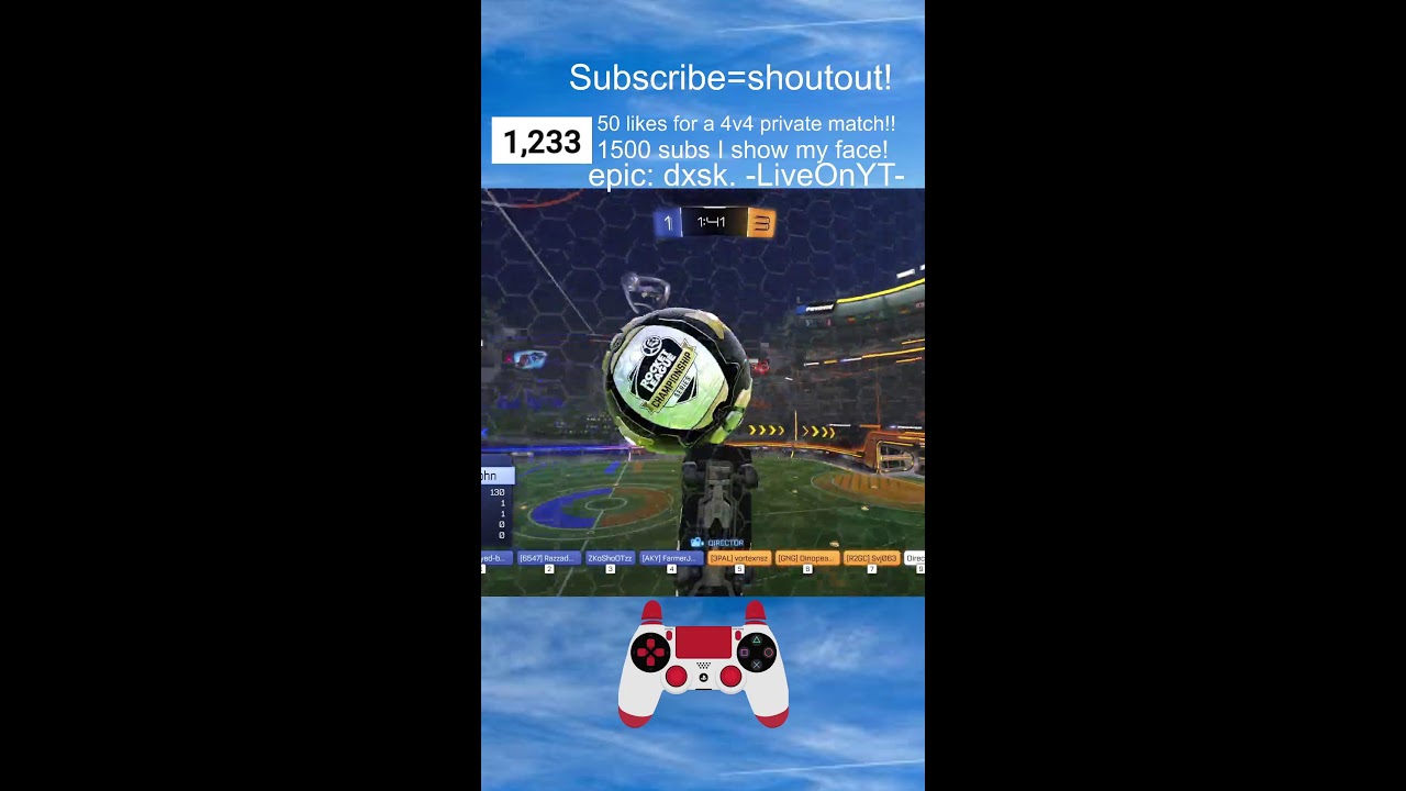 ROCKET LEAGUE PLAYING WITH VIEWERS!!! ROAD TO 1500 SUBSCRIBERS!!!