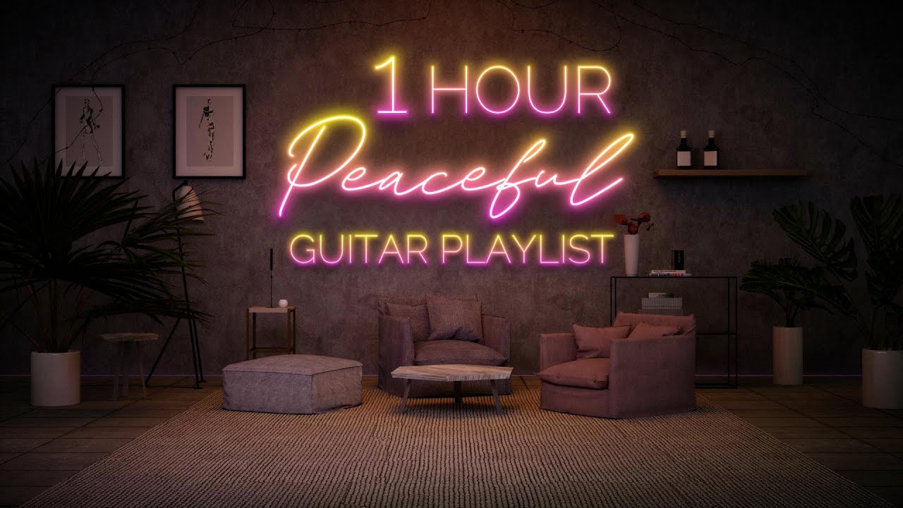 1Hour Peaceful Guitar Playlist | Relaxing Instrumental Music for Relaxation, Studying and Meditation