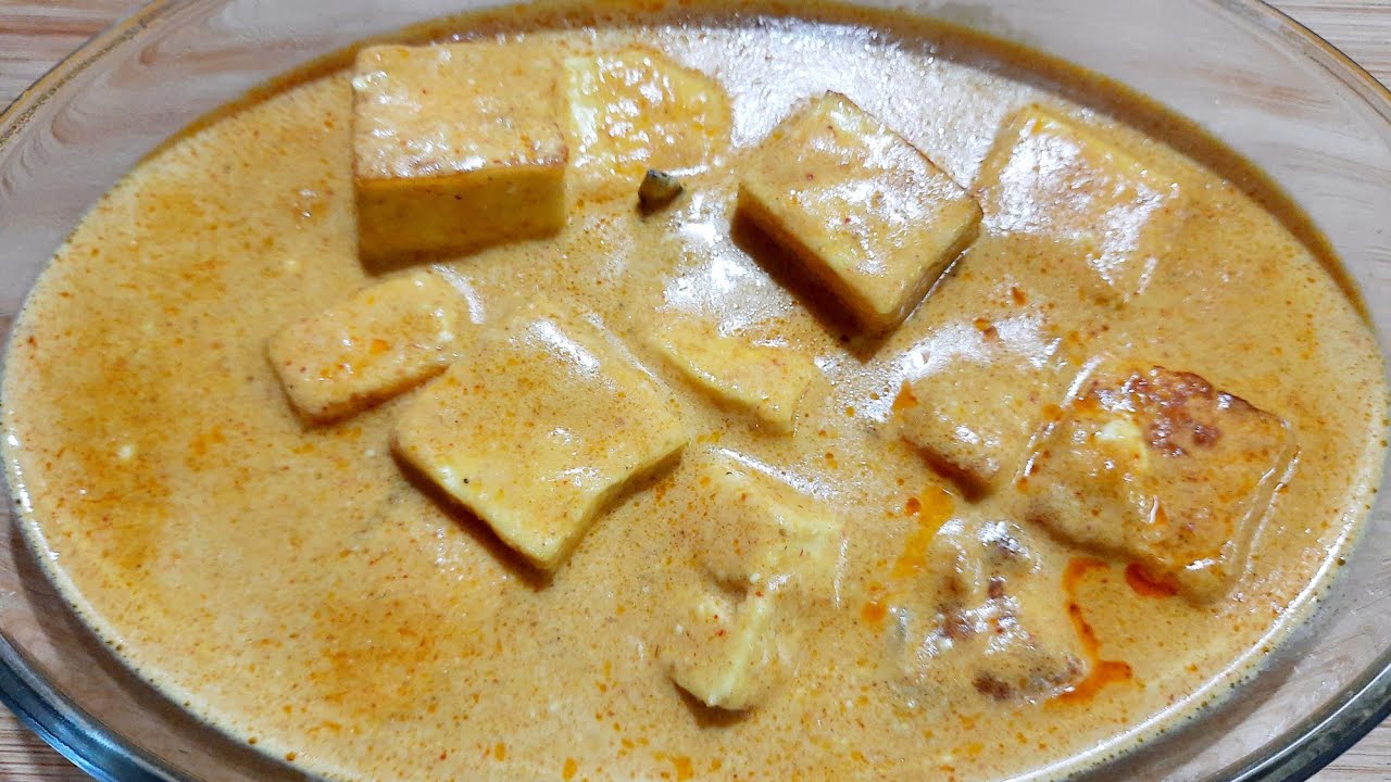 PANEER MALAI CURRY/ PANEER WITH COCONUT MILK....