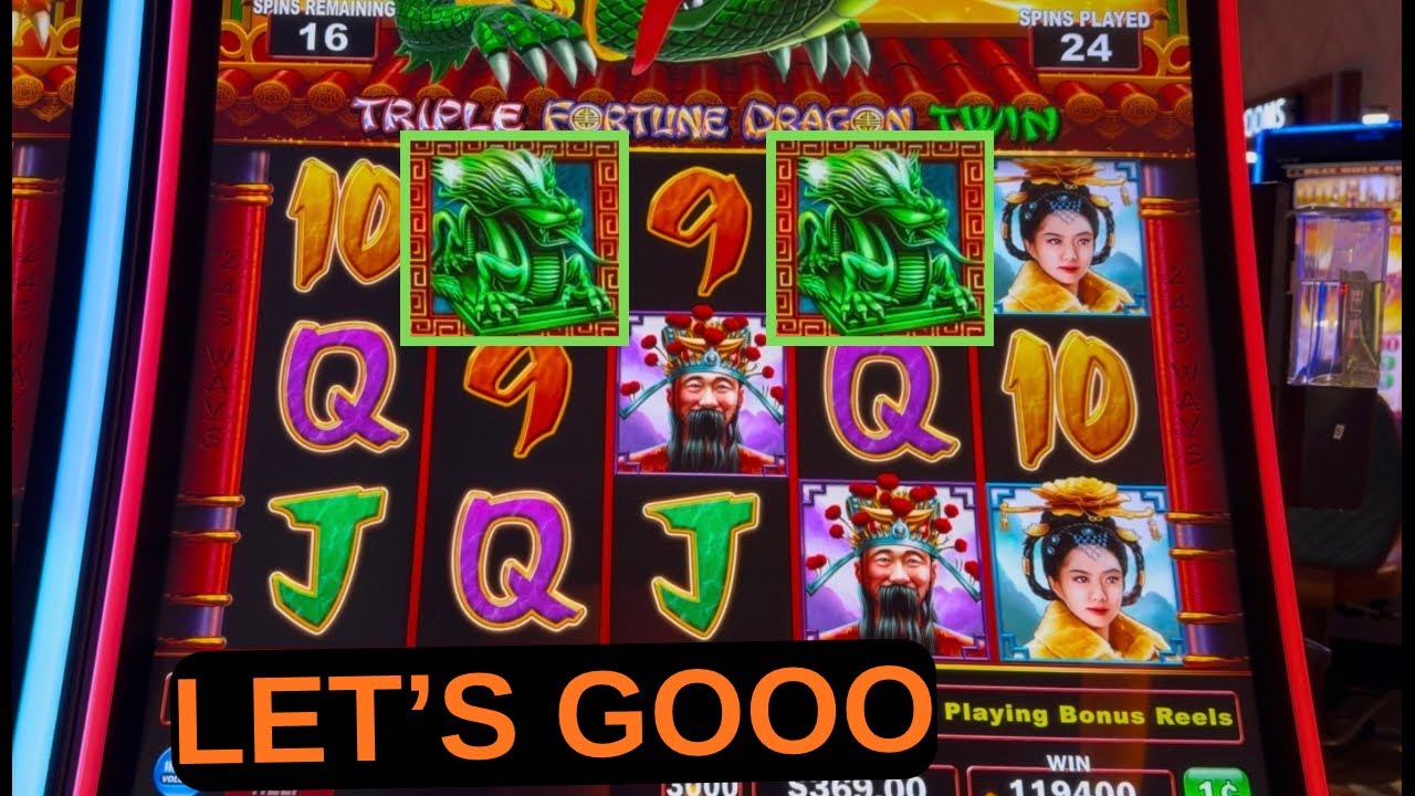 I Got 55 Spins On MAX BET Triple Fortune Dragon TWIN 🐲 Jackpot