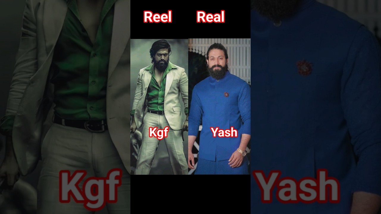 Kgf ka all hero and heroin ki reel real 
