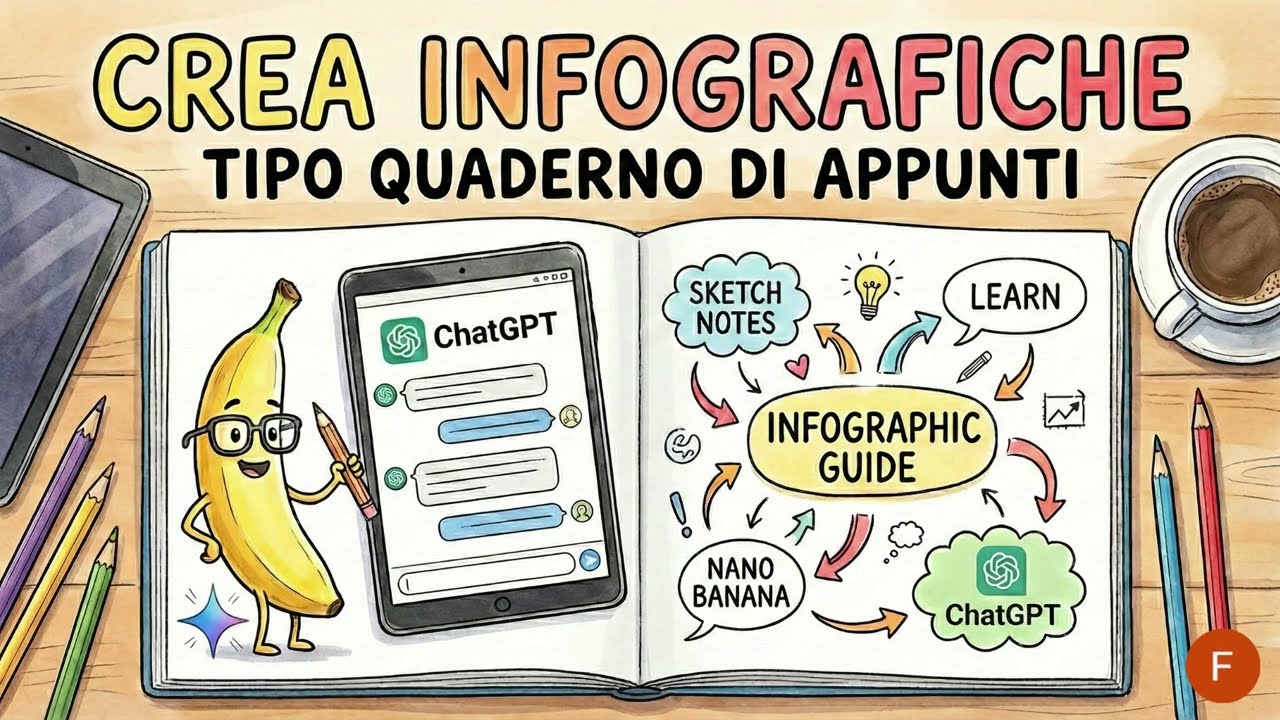 Infografica tipo sketchbook con Gemini e ChatGpt: quale scegliere?