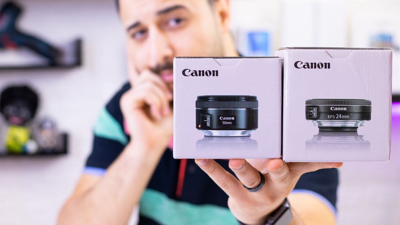 الفرق بين عدسة الـ 50 MM وعدسة الـ 24 MM من كانون || CANON LENS 📷📸