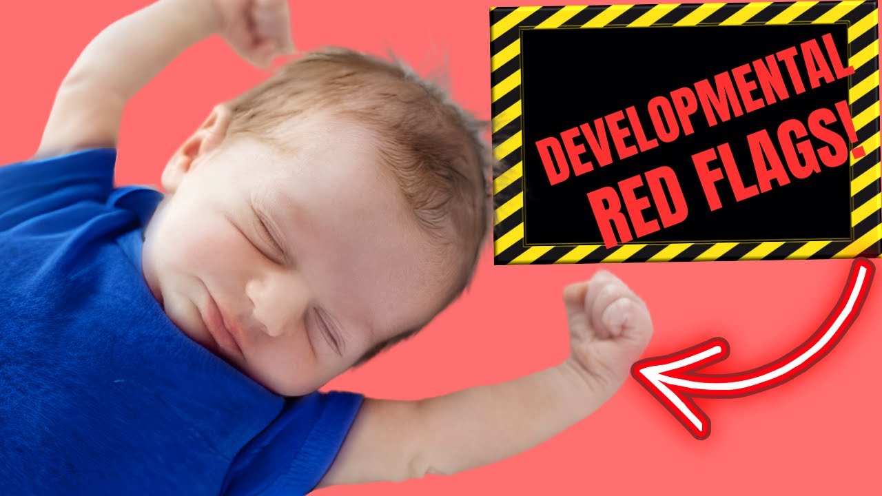Is my 0-3 month old baby developing normally? Watch these 9 RED FLAGS!!! (from a pediatric OT)