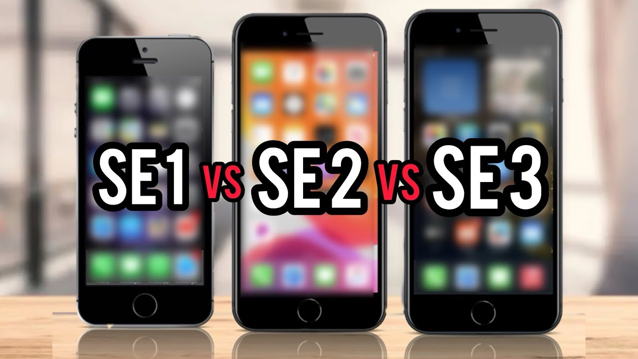 Every iPhone SE Comparison | iPhone SE 3 vs SE 2 vs SE 1