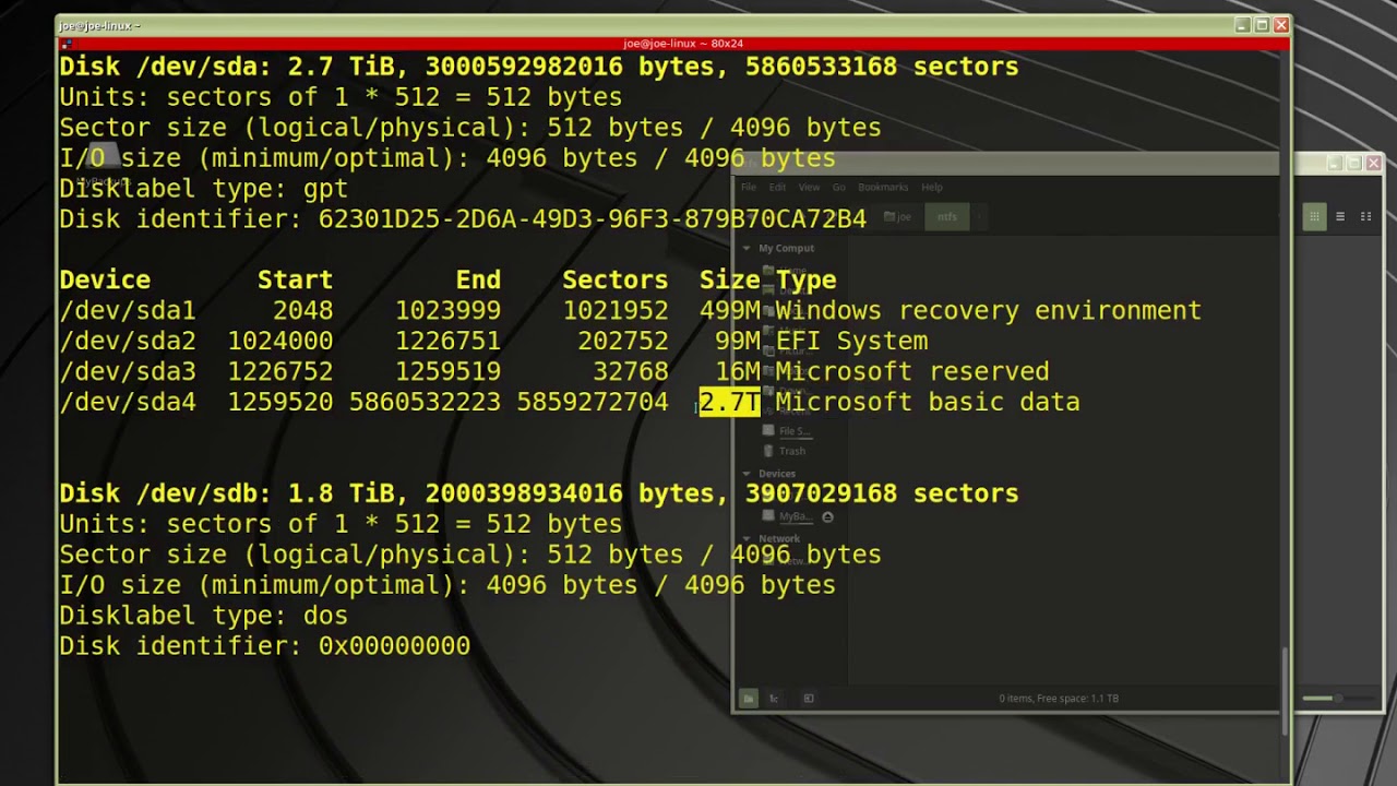 NTFS Partition In Unsafe State - Linux Mount Fix