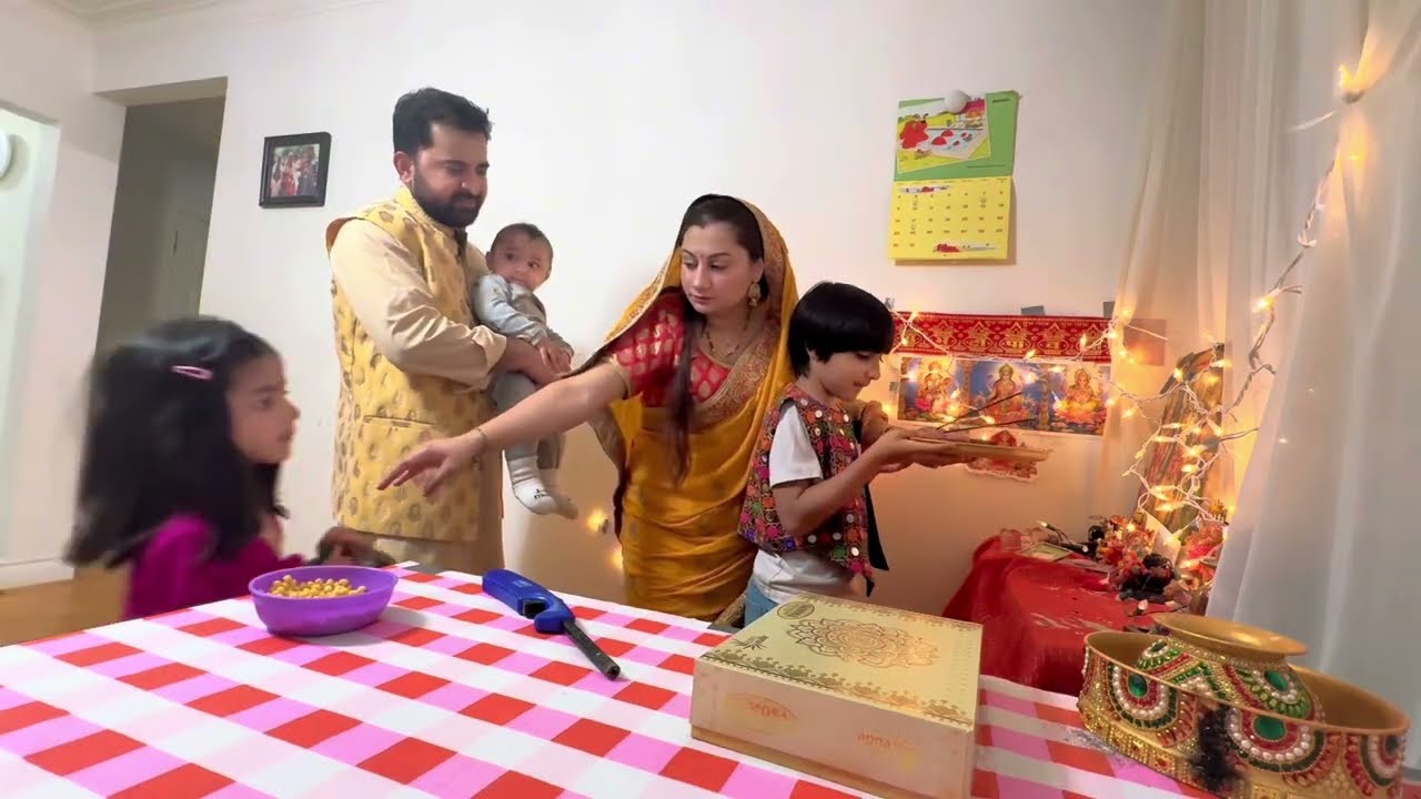 My Diwali Vlog | Easy Rangoli + Magical Tesla Lights at Home 🪔 #motivation #familytime #love 