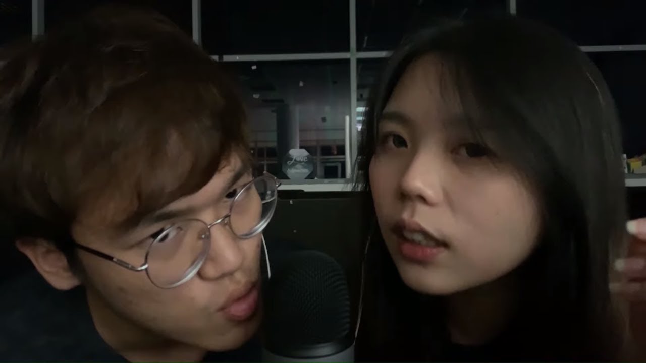 ASMR Inaudible Whispering and Mouth sounds with Natalie