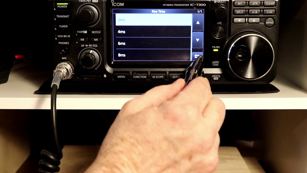 Icom IC7300 A to Z #34 Автоматическая настройка и настройки CW-ключа