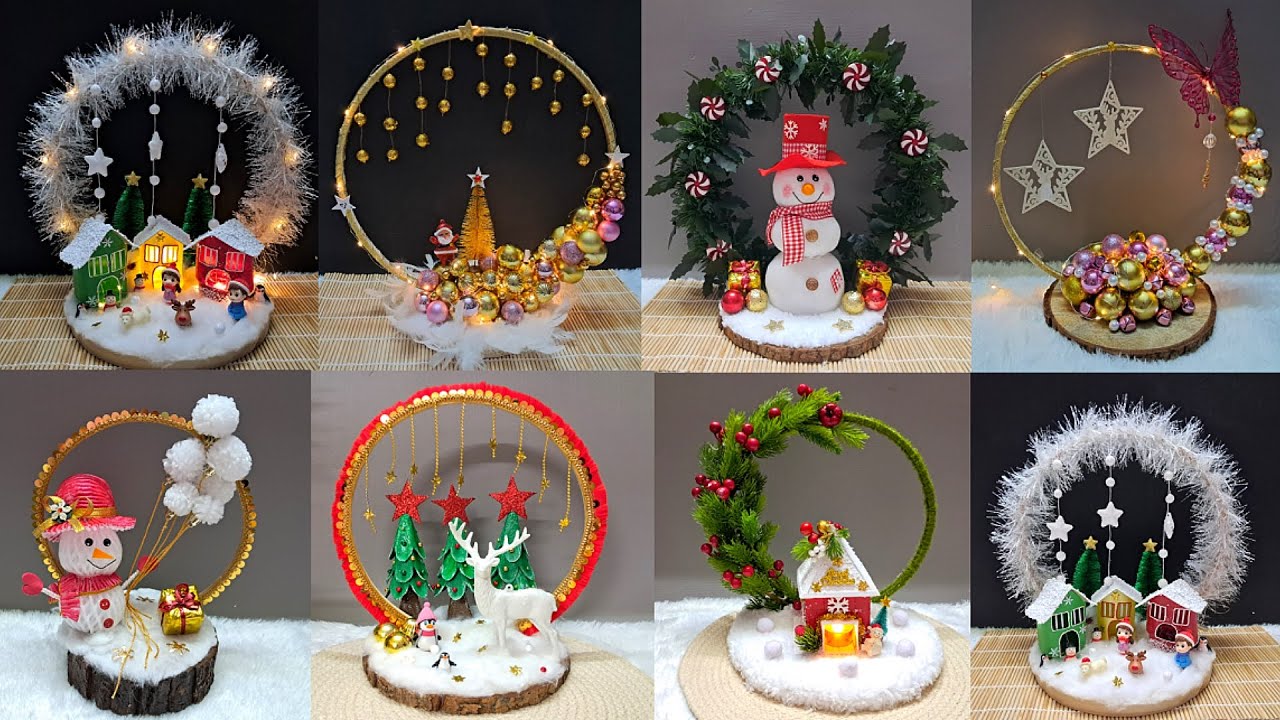 7 Economical Christmas Centerpiece ideas from waste Materials | DIY Christmas craft idea🎄406