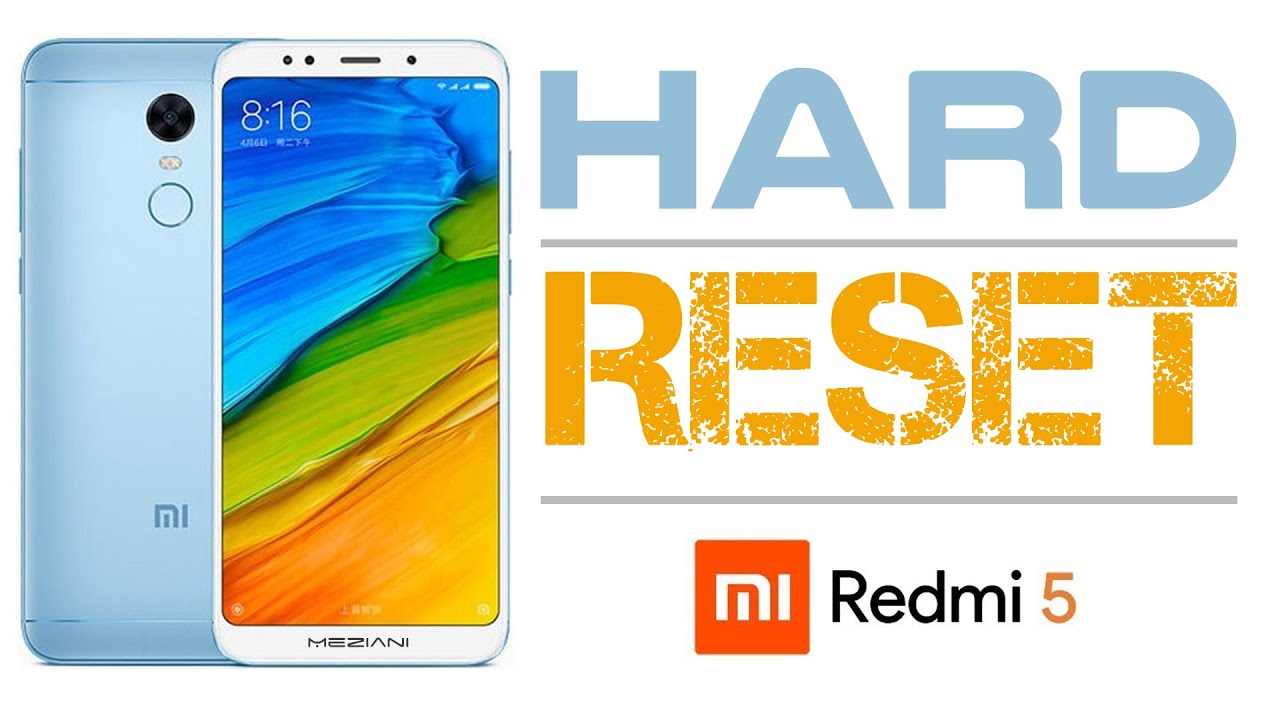 Hard Reset Xiaomi Mi Redmi 5 | Factory Reset