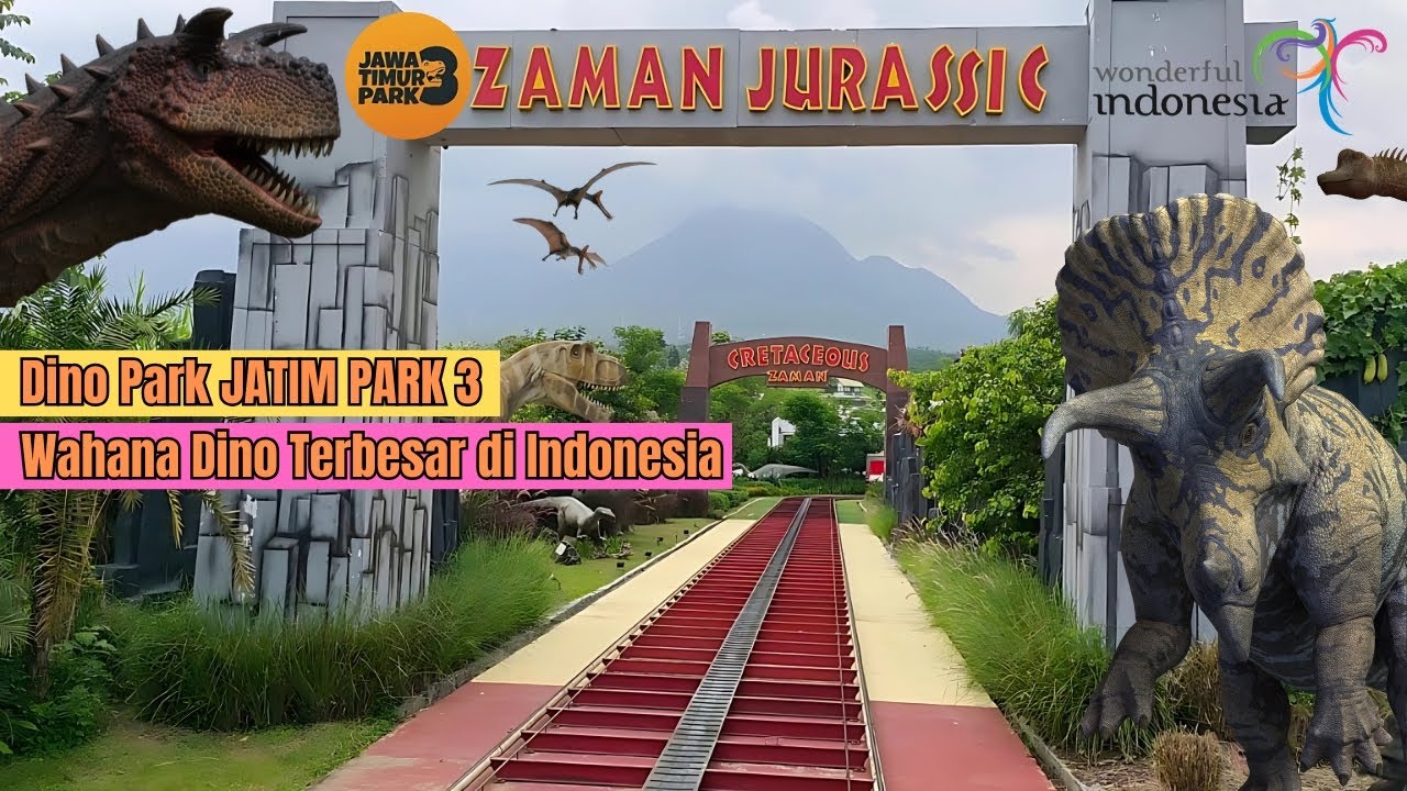 Jelajah Dunia Dinosaurus di Dino Park Jatim Park 3 #wisatamalangbatu #dinopark