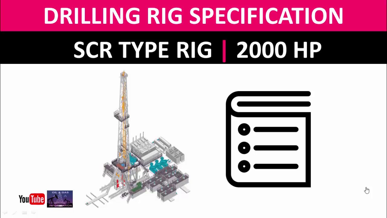 Drilling Rig Specification | ZJ70D | SCR Type | 2000 HP|  Oil and Gas