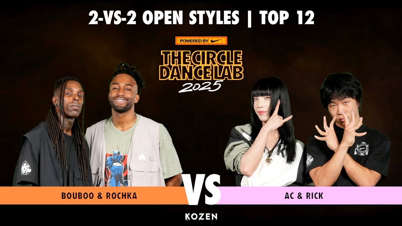 BOUBOO & ROCHKA VS AC & RICK 2ON2 OPEN-STYLES BATTLE 12-6｜2025 THE CIRCLE DANCE LAB (TCDL)