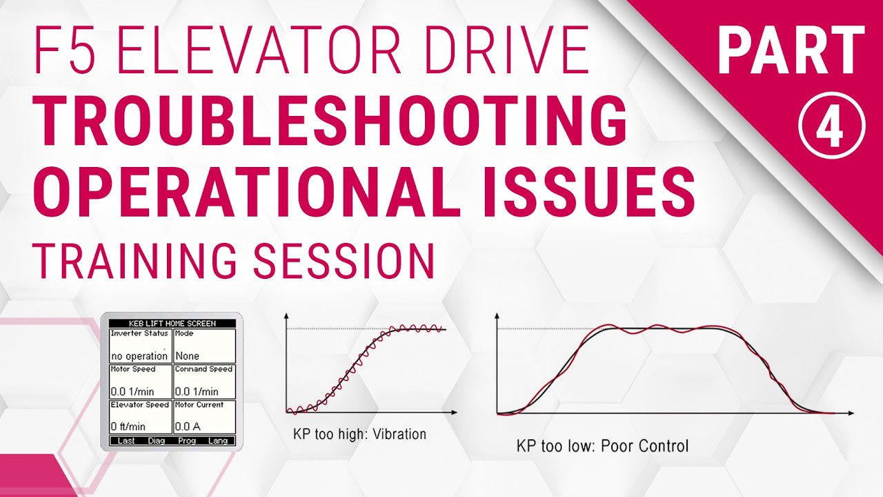 KEB F5 Elevator Drive Training: Troubleshooting Operational Issues (Part 4)
