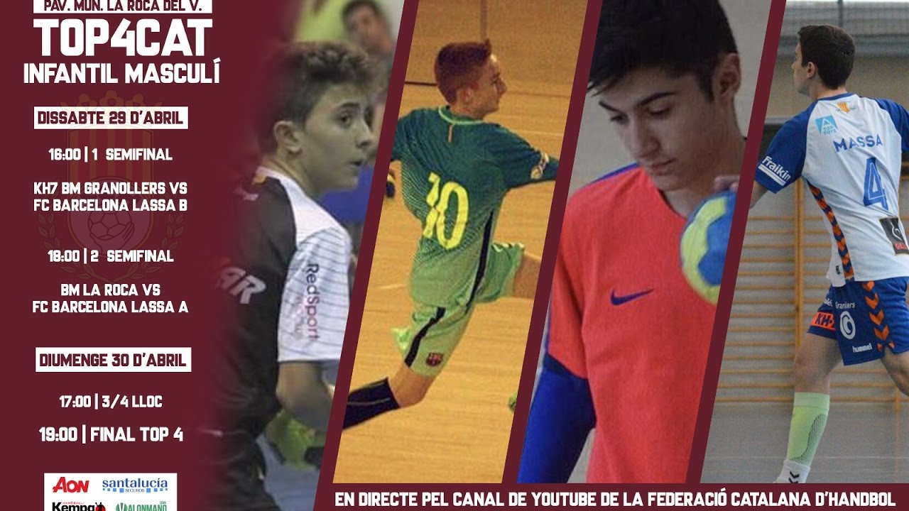 Final + 3/4 Top 4 Infantil Masculí | La Roca - 30.4.2017