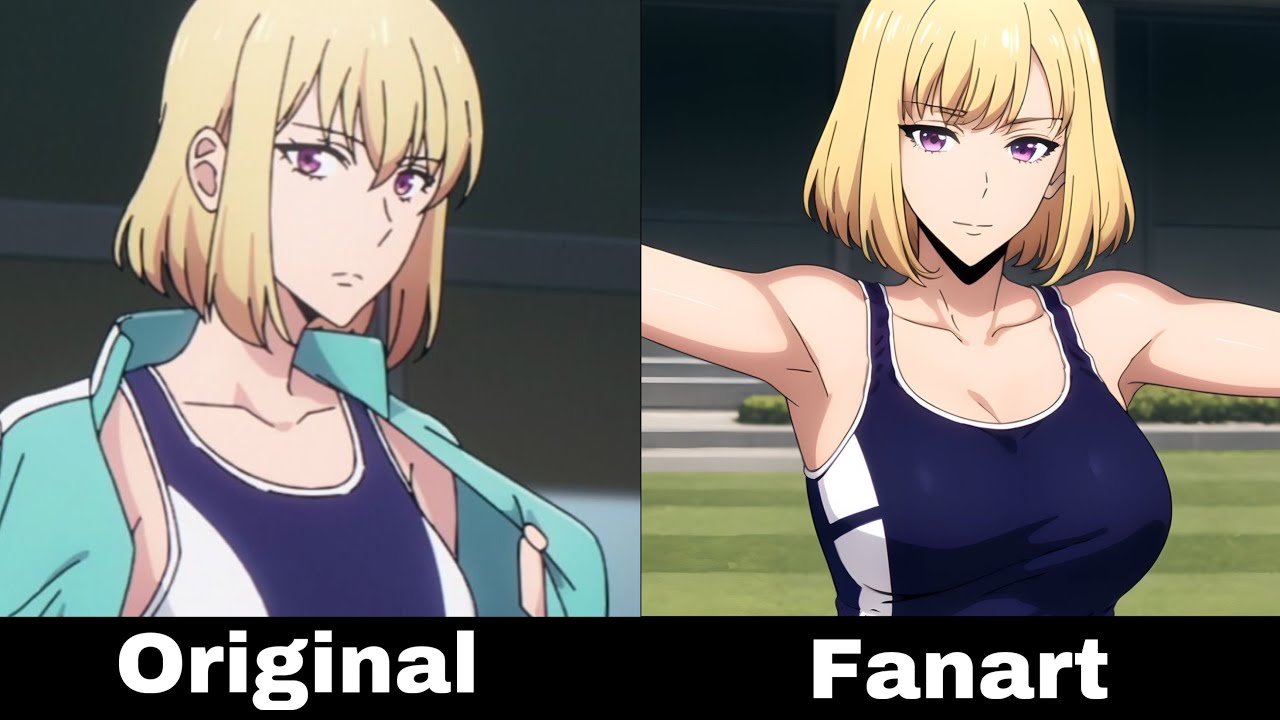 Cha hae in Original VS Fanart - Solo leveling