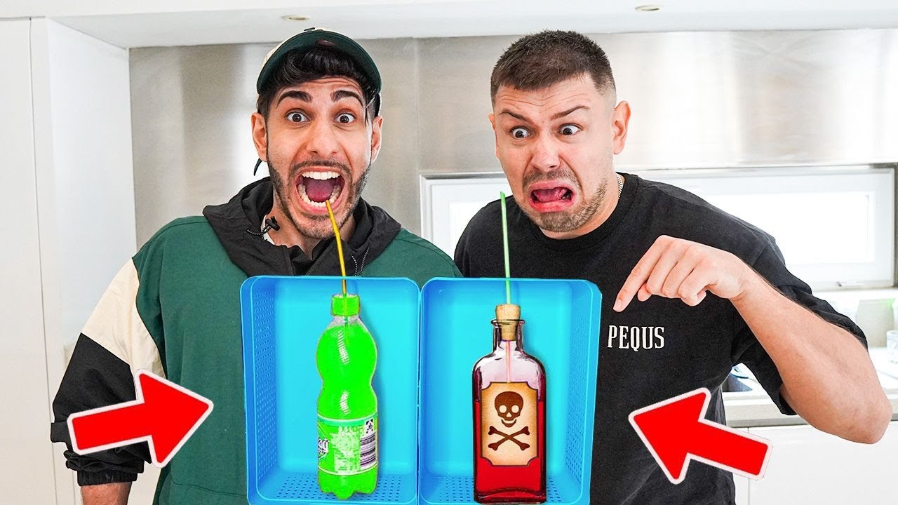 TRINKE NICHT AUS DEM FALSCHEN STROHHALM CHALLENGE!🤢​🤮​ (Syou vs. Russik)