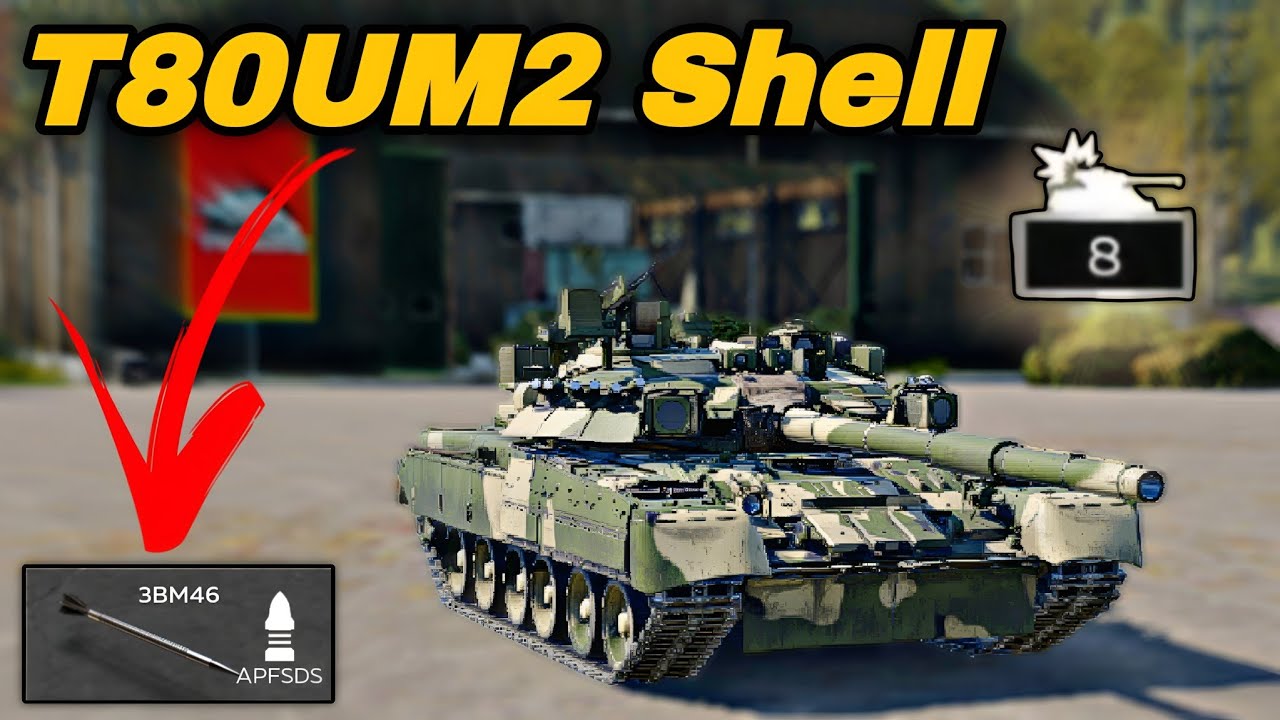 Is the T-80UM2 Shell Better on T-80UK? | 8 Kills | War Thunder Mobile
