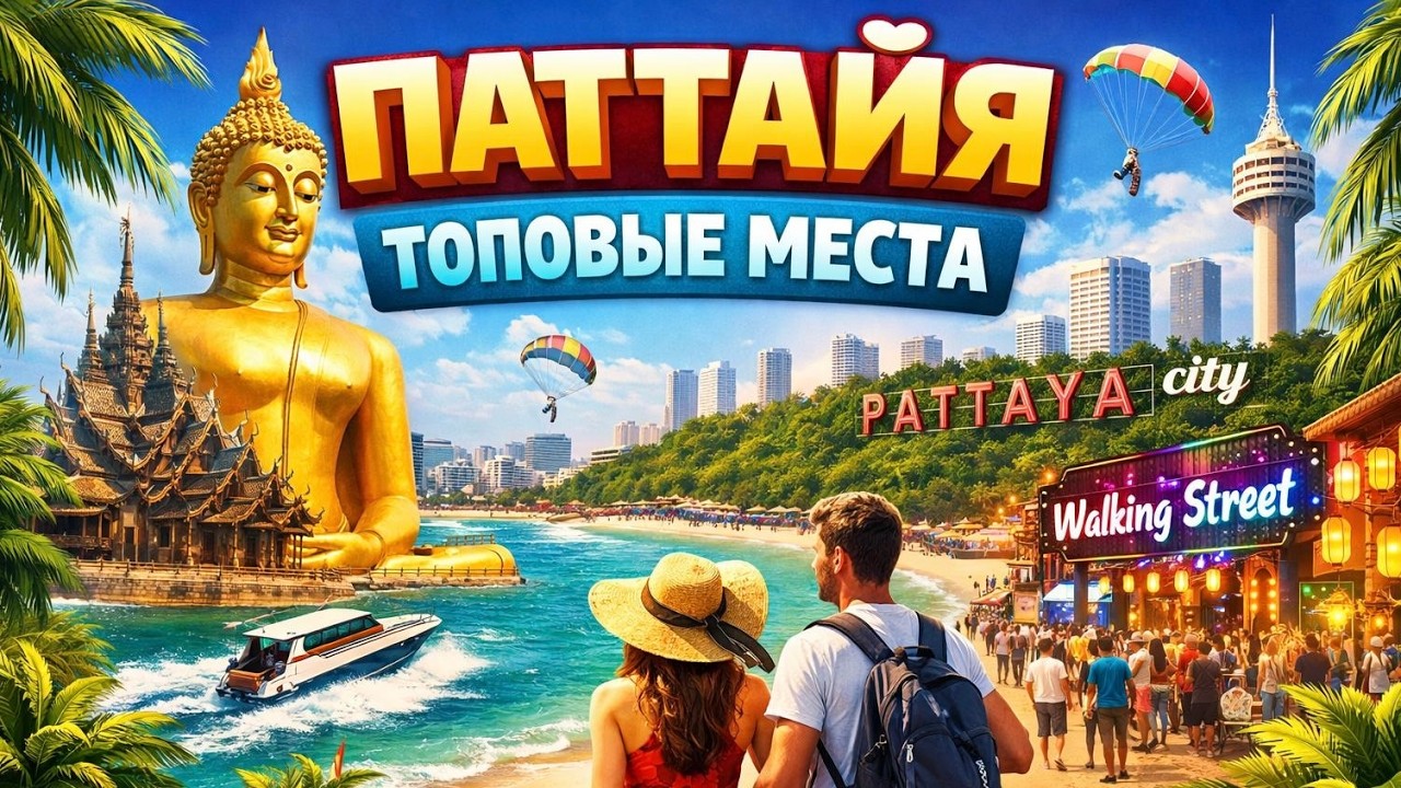 Таиланд - ПАТТАЙЯ ЧТО Посмотреть? ТОПОВЫЕ МЕСТА. Отдых и Экскурсии в Таиланде.