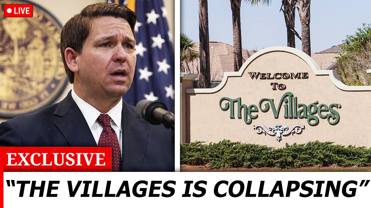 Florida Governor Panics as Millions Flee The Villages as Retirement Collapses