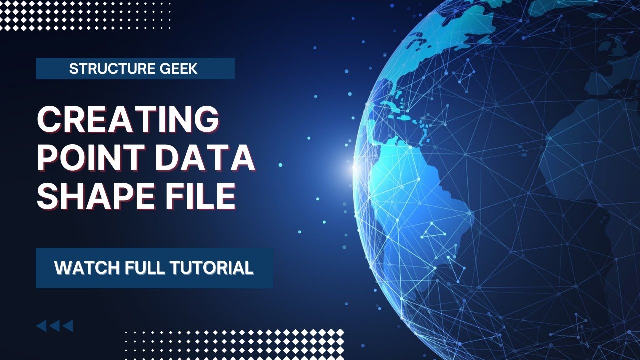 How to create Point Data Shape File in ArcGIS