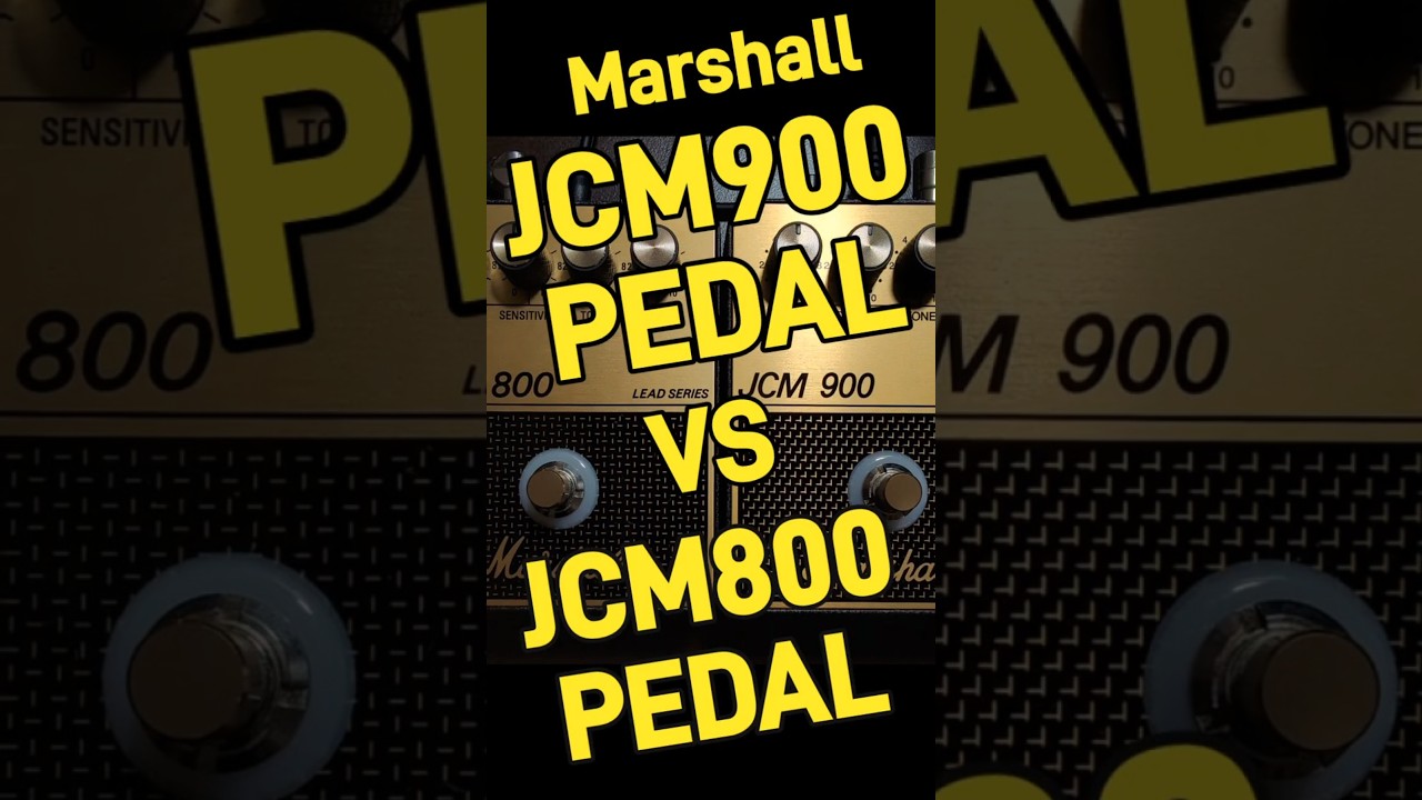 Marshall JCM900 VS JCM800 PEDAL 