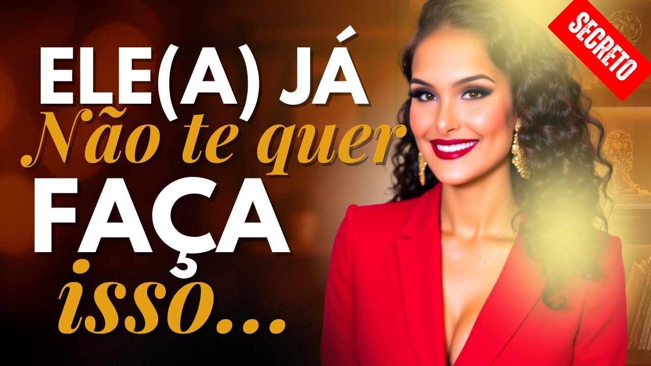 ELE(A) NÃO QUER VOLTAR com você? Então faça isso | TAIS ARCURI