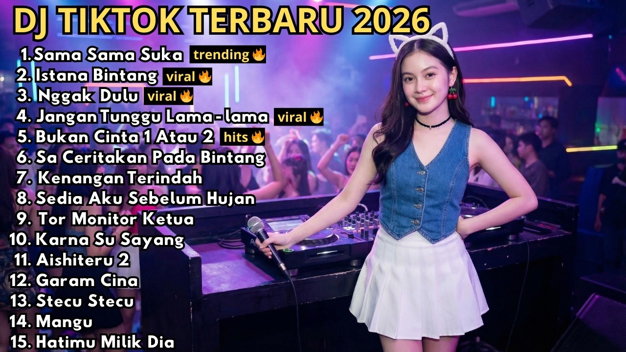 DJ REMIX TIKTOK TERBARU 2026 🎵 SAMA SAMA SUKA 🎵  NGGAK DULU 🎵 AISHITERU  🎵 JANGAN TUNGGU LAMA VIRAL