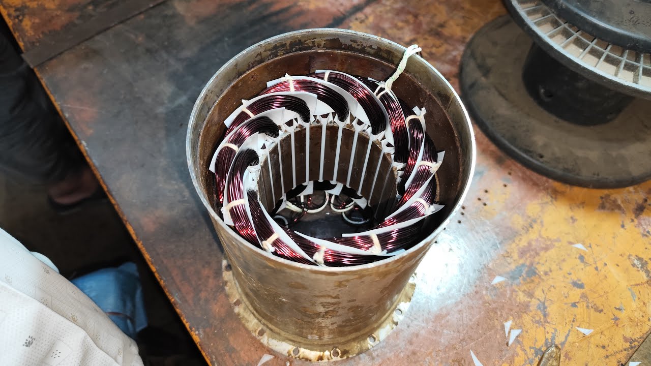 Aeration motor winding l  how the motor works l electric motor l three phase motors l