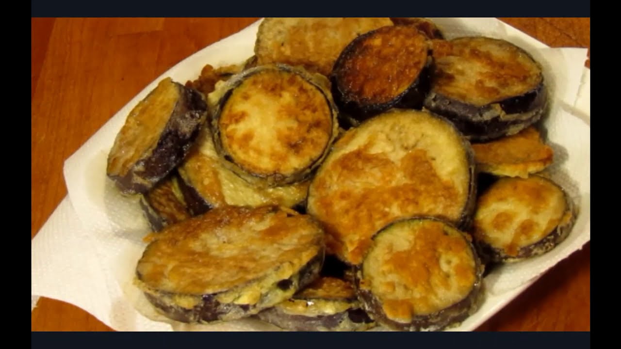 Recette Beignets d'aubergines🍆  / Aubergine doughnuts