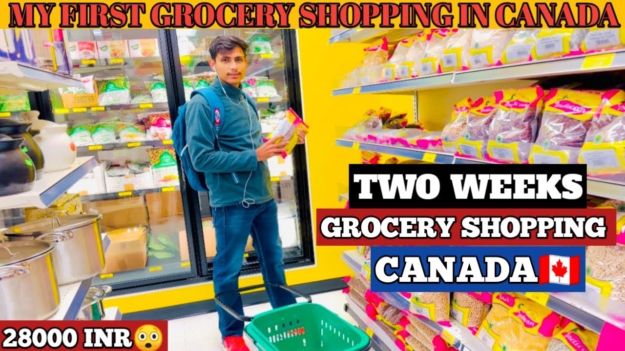 My First Grocery Shopping In Kelowna,Canada |Walmart || Fruiticana || Grocery prices | Rohit Basaiti