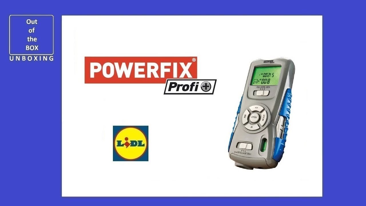 Powerfix Profi + Multi-Function Detector 5 in 1 UNBOXING (Lidl construction conversions renovation)