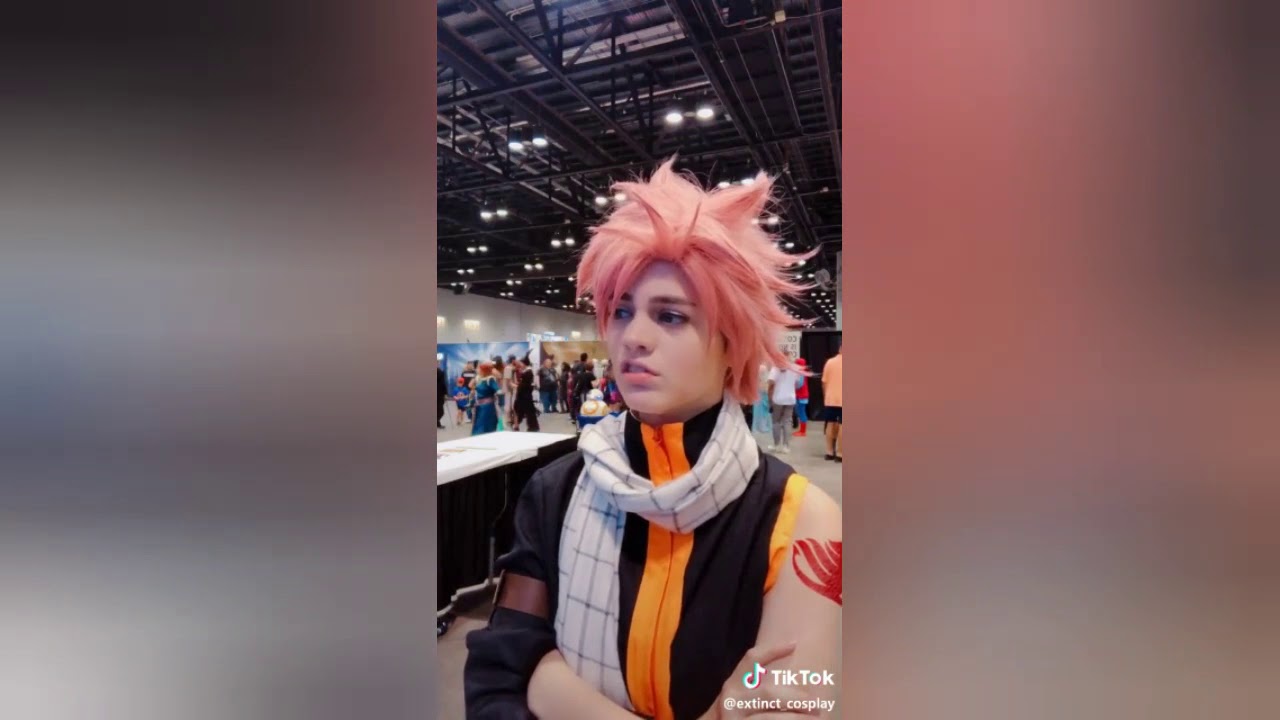 nalu from fairy tail cosplay tik tok