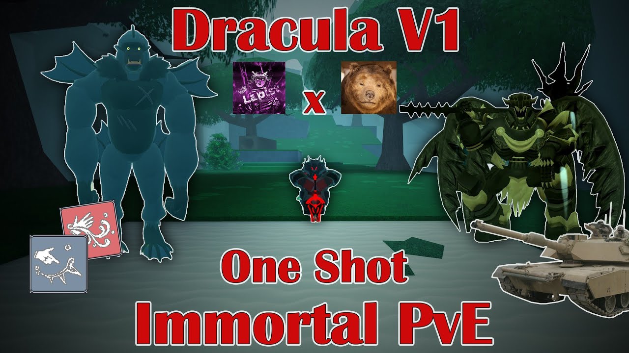 Immortal PvE Build | Dracula v1 | Ironsing x Blood One Shot | Deepwoken PvE