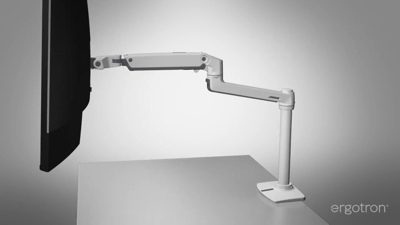 LX Desk Monitor Arm, Tall Pole from Ergotron: Top Features & Benefits