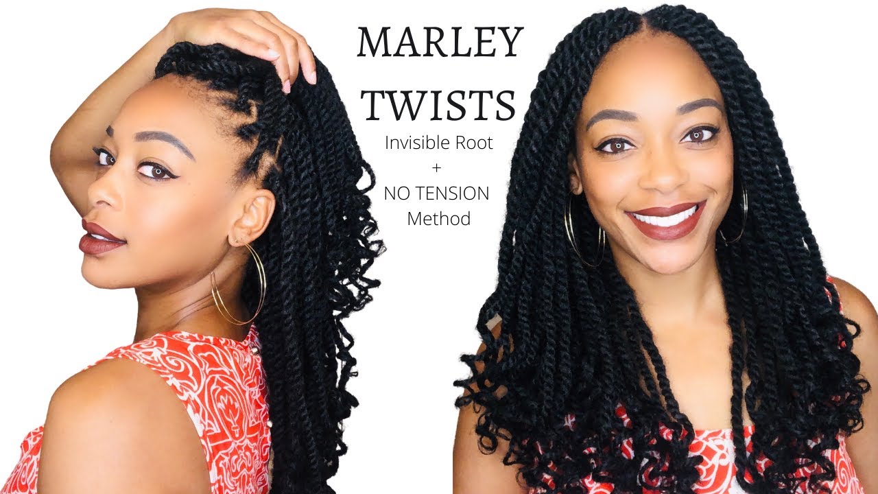 How To: DIY MARLEY TWISTS | NEW INVISIBLE ROOT + TENSION-FREE Technique | ft. 
